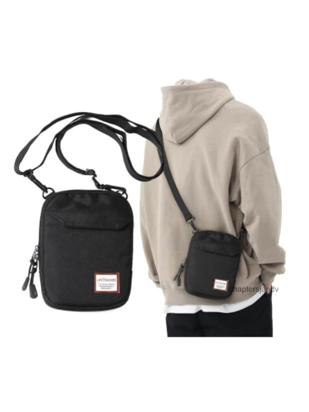 SEAFEW Mini Crossbody Bag Water-Resistant Nylon Adjustable Strap Travel Purse